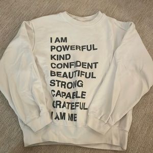 Anine Bing I am powerful sweatshirt
